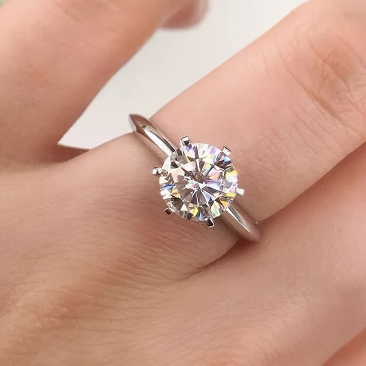 Classic Silvery Ring