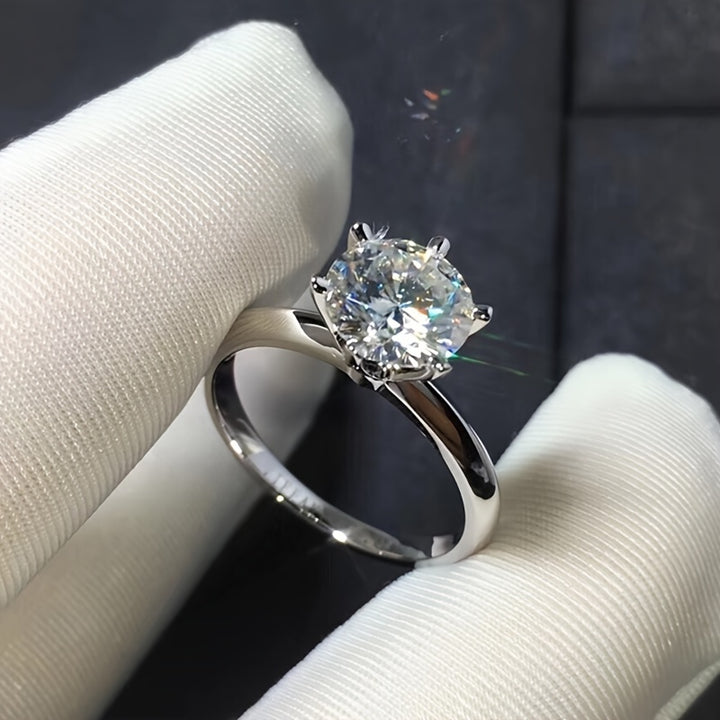 Classic Silvery Ring