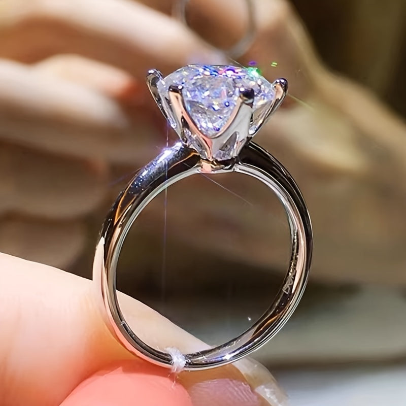 Classic Silvery Ring