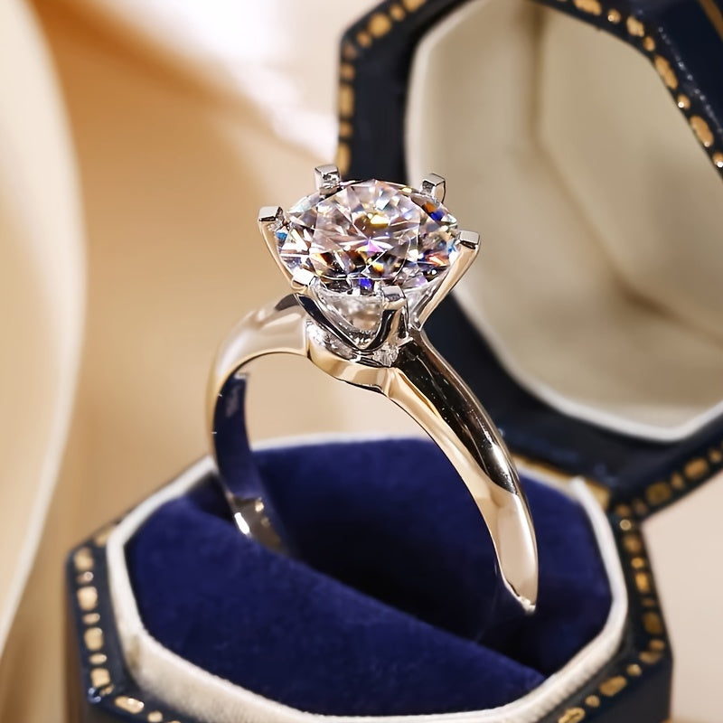 Classic Silvery Ring