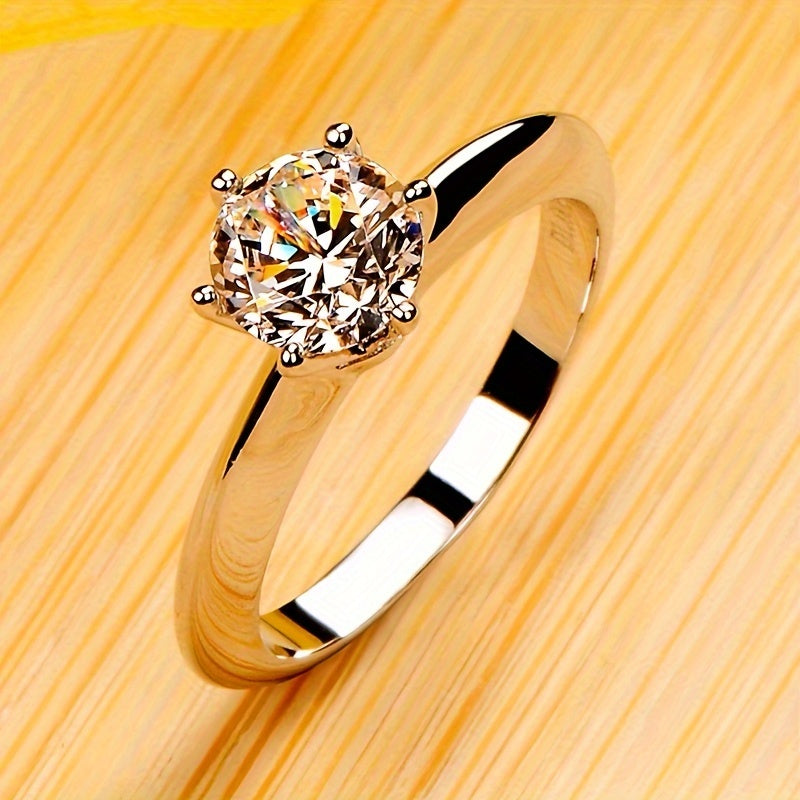Classic Silvery Ring